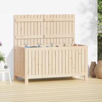 vidaXL Caja de almacenaje jardín madera de 121x55x64 cm en color Pino negro/Pino gris/Pino marrón miel y más - details 3