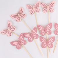 Topper De Pasteles De Mariposa Con Lentejuelas Para Cumpleaños De Princesa Decoración De Fiesta De Boda Para Niñas - details 22