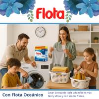 FLOTA Detergente Lavadora en Polvo Oceánico 120 lavados - Ropa Blanca y de Color - Antimanchas y Antiolores - details 0