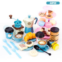 Juego De Comida Para Niñas Set De Té De Cocina Simulación De Pastel Y Café Juguete De Cocina Para Niños Juego De Casa De Juguetes Regalos De Cumpleaños - details 8