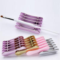 Soporte Para Pinceles De Arte De Uñas 5 Compartimentos Exhibidor De Pintura Para Uñas Soporte Para Rotuladores De Manicura Herramientas De Gel UV - details 10