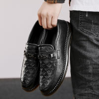 Zapatos De Cuero De Alta Calidad Para Hombre Loafers Italianos De Lujo Casual Transpirables Zapatos De Vestir Slip-on Para Conducir - details 5