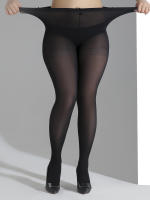 Conjunto De Medias Ultrafinas Y Elásticas De Talla Grande En Color Sólido Para Mujer Medias Transparentes Versátiles Y Adelgazantes - details 1