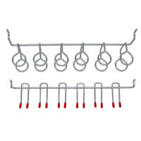Kit De Organizador De Tablero De Pinos Metálico 114/140 Piezas Gancho Para Garage Y Tienda Herramientas De Almacenamiento Y Colgadores - details 1