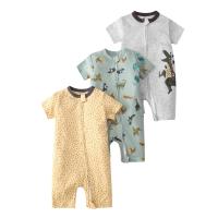 Mono de verano para bebé, de manga corta, con cremallera de doble cabeza, para gatear, para recién nacido, caja de regalo - details 28
