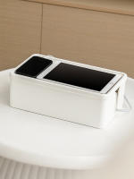 Caja De Almacenamiento Para Cable De Escritorio Soporte Para Enchufe Y Router WiFi Organizador De Datos Y Cable De Pared 1PC - details 5