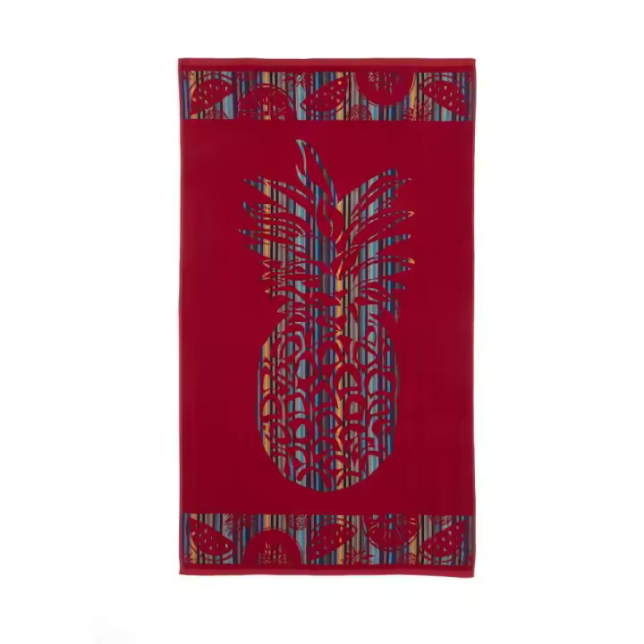 Novotextil Toalla de Plaa 100% Algodón Suave Absorbente 160x 90 cm Toalla Ligera de Secado Rápido con Estampados Modernos Colores Vivos Ideal Verano Piscina Vacaciones Viaje Camping o Spa Gran Tamaño Tacto Agradable Alta Calidad - 1