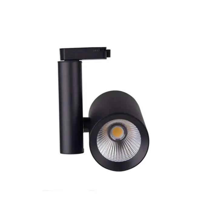 ONSSI® Foco de Carril LED 35W 3150 Lúmenes,Negro COB Led Monofásico de 2 Hilos,Focos Led de Techo,Iluminacion Led de Comecial - 1