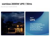 OUKITEL BP2000 Estación de Energía Portátil, 2048Wh/640000mAh Generador Solar con Batería LiFePO4, Salida CA 2200W, UPS 2000W, 5 Formas de Carga, Compatible con Expansión de Hasta 7 Paquetes de Baterías, Adecuado para Uso en Exteriores - details 9