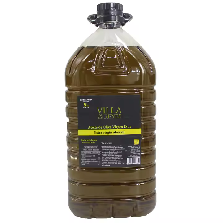 Aceite De Oliva Virgen Extra VILLA DE LOS REYES 5Litros Garantizado Recién Enlatado 100% Fresco - 1