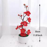 Planta Artificial De Bonsái De 30 Cm Arbol Simulación En Maceta Flores Falsas Ornamentos De Mesa Para Decoración De Hogar Y Jardín De Hoteles - details 3