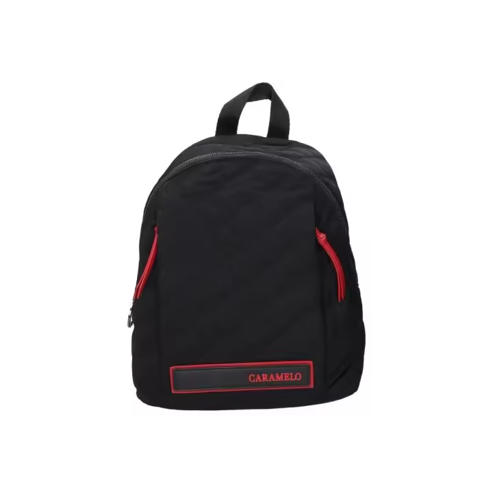 CARAMELO | Mochila Caramelo para Mujer – Mochila Casual en Color Negro – Mochila con Cremallera – Varios Compartimentos – Espaciosa – Tendencia – Moda – Cómoda – Modelo 50524.01 - 1