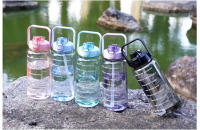 Botella De Agua Portátil De 2L Con Palanca Y Marca De Tiempo Para Deportes Al Aire Libre Y Fitness Juguete De Bebida Ecológico Reutilizable - details 7