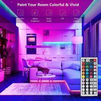 Tira De Luces LED RGB5050 USB5V Flexible Control Remoto APP Iluminación Flexible Para Decoración De Habitaciones Y Paredes - details 1