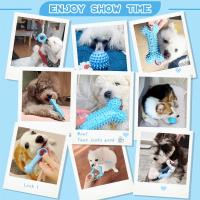 Juguetes Para Morder De Goma Suave Azul Duradero Para Entrenamiento De Dientes Para Chihuahua Y Yorkie Juguetes Interactivos Con Bola Y Hueso Para Mascotas Suministros - details 1