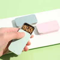 Caja De Hierro De Latón Con Tapa Deslizante Caja Pequeña Portátil Para Aromaterapia Jarra De Caramelos Caja De Regalo - details 2