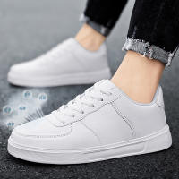 Zapatos De Correr Casuales Para Hombre En Cuero Blanco Transpirables Y Cómodos Talla 36-47 Moda Al Aire Libre Pareja Calzado - details 10