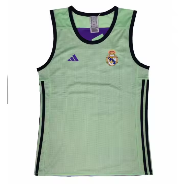 Camiseta entrenamiento reversible Real Madrid Baloncesto de Adidas (Verde) Adidas - 1