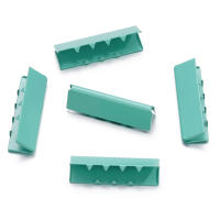 10pcs Conectores De Enlace Para Cuerda Y Cuero Capuchones De Colorido Crimp Para DIY Joyería Terminales De Cordón Hebilla De Abrazadera Herramientas De Metal - details 4