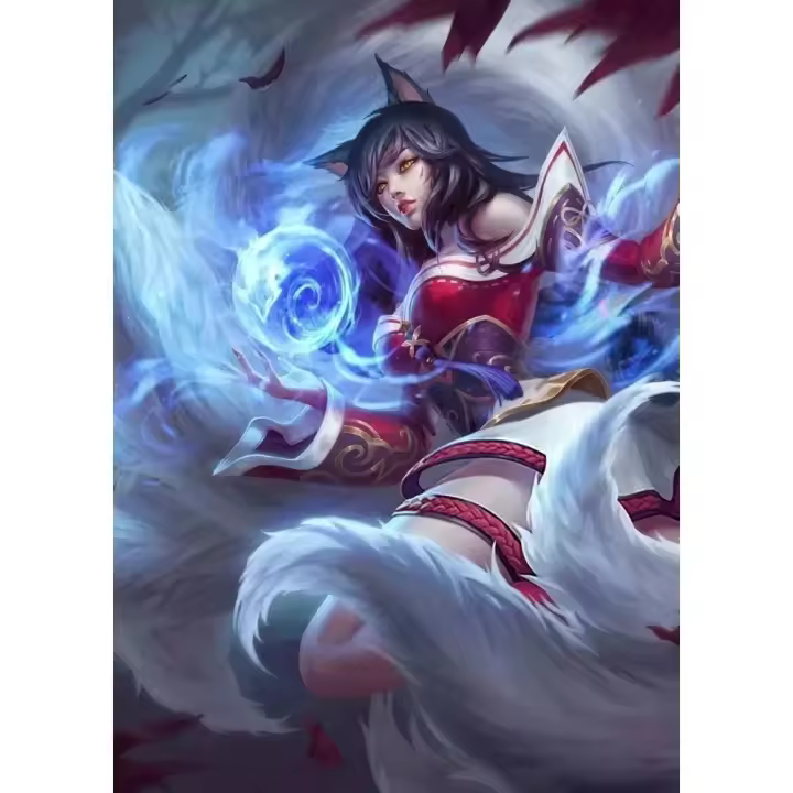 Póster De Pared HD De Liga of Legends Personajes Populares Xayah Rakan Yasuo KaiSa Ahri Jinx En Lienzo Para Decoración Del Hogar Arte Clásico Sin Marco - 1