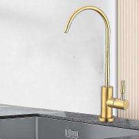 Purificador de agua grifo cepillado oro grifo ósmosis agua potable sistema de filtración 304 inoxidable Ste - details 2