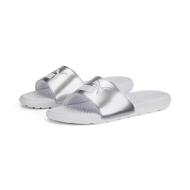 Puma Chanclas Cool Cat Distressed Plateado - 1