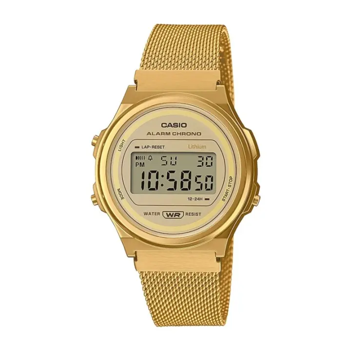 Reloj Casio A171WEMG-9AEF Unisex Dorado - 1