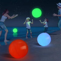 Bola De Navidad Inflable LED De 16 Colores Luminosa Y Remotamente Controlada Bola Decorativa De Festival Para Agua Y Playa PVC 40cm - details 3