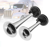 2PCS Bocina De Aire Negra Doble Freno Tubo Para Coche Camión Tren Barco Herramientas De Reparación Y Mantenimiento - details 0