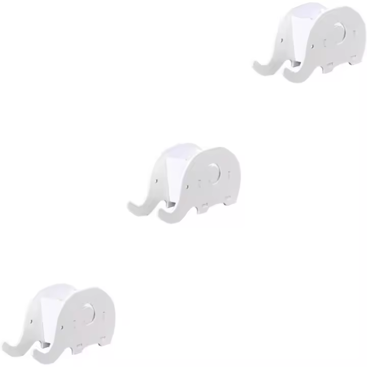 Soporte para teléfono para automóvil con elefante de 3 piezas, escritorio para tableta - 1