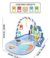 Alfombra De Juego Musical Para Bebés Nuevo Nacido Teclado De Pedal De Piano Tapete De Actividad Para Infantes Alfombra De Fitness Para Crawl Juguete Regalo - details 31