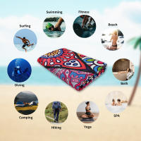 Toalla De Playa De Microfibra HiTurbo Secado Rápido Tamaño Grande 35x71 Pulgadas Toalla De Piscina Super Absorbente Bohe Impresión - details 5