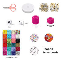 Kit De Hacer Pulseras Con Bolas De Arcilla DIY Kit De Joyería De Amistad Con Encantos Y Bolas Heishi De Polímero Para Regalos - details 3