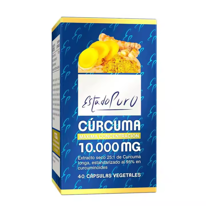 Tongil Cúrcuma Estado Puro 10000mg con Pimienta Negra  Máxima Concentración y Absorción  Antiinflamatorio Natural  40 Cápsulas - 1