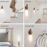 Lámpara Magnética De Pared LED USB Luz Nocturna Para Cocina Armario Pasillo Escalera Dormitorio Iluminación Portátil Luz De Mesa Luz De Cama - details 3