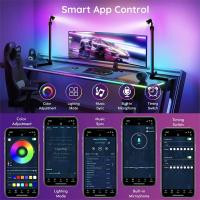Lámpara De Piso Inteligente RGB LED Con Control De Atardecer Y Sincronización De Música Cambio De Color Luz De Ambiente Para Escritorio Decoración De Navidad - details 6