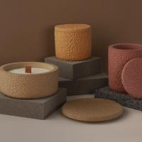 Molde De Velas 3D DIY En Forma Irregular Geométrica De Silicona Para Crear Figuras Con Cimento Y Gypsum Con Tapa Incluida - details 7