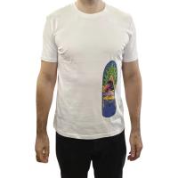 CAMISETA BLANCA MANGA CORTA-ALGODÓN ORGANICO100%-TABLA NATTAS POWELL PERALTA- - details 0