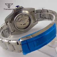 Reloj Mecánico Automático Tandorio NH34 40mm GMT Acero Inoxidable Para Hombres Con Bisel De Cerámica Y Cristal De Zafiro Resistente Al Agua - details 11