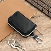 Bolsa De Bloqueo De Señal Para Llaves De Coche Faraday Cage Estuche Para Llaves RFID Bolsa Para Llaves Sin Llave Con Cierre De Cremallera - details 8