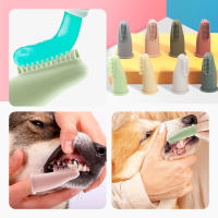 Cepillo De Dientes Para Perros Y Gatos De Silicona No Tóxica Super Suave Para Limpieza De Los Dientes Y Eliminación Del Aliento Malo Herramienta De Limpieza Para Mascotas - details 2