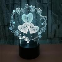 Lámpara De Noche 3D Nighdn 'I LOVE YOU' Regalo De San Valentín Para Novios Luz LED Colorida Decoración De Habitación Romántica Forma De Corazón - details 11