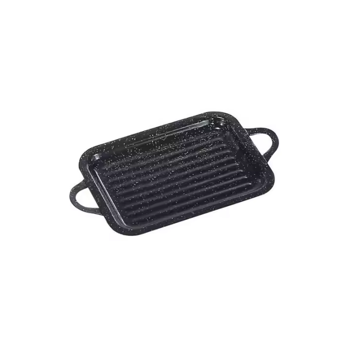Garcima Asadora Porcelana Rectangular 21x27 Cm - Negro - 1