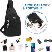 Bolso bandolera impermeable para hombre y mujer, ligero, ideal para senderismo, deporte, viajes y trabajo. - details 0