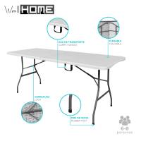 Mesa / sillas plegables multifuncionales para interior y exterior de polipropileno y acero pulverizado - details 2