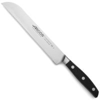 ARCOS Manhattan - Cuchillo Panero (200 mm) - Acero Inoxidable Forjado Nitrum® - Mango de Polioximetileno Negro - 161300 - details 1