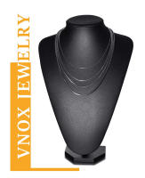 Collar De Cadena Básica Para Hombres Vnox No Desvanece Acero Inoxidable Rolo Caja Serpiente 18-24 Pulgadas Moda Clásica Unisex - details 2