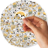40pcs Pegatinas De PVC Impermeables Para Estudiantes Con Diseño De Perro Cartoon Decoración Para Moto Maleta Y Cuaderno - details 3