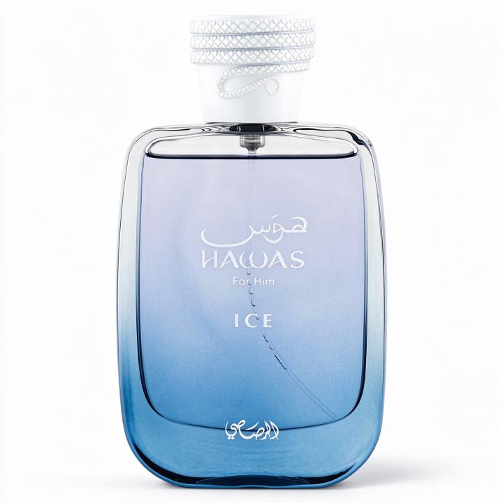 RASASI Hawas Ice Eau De Parfum Spray para hombre, 3.4 onzas