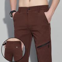 Pantalones Deportivos Casuales Para Hombre Verano 2023 Pantalones Rectos Delgados Cómodos Secado Rápido Adecuados Para Negocios Y Exterior - details 10